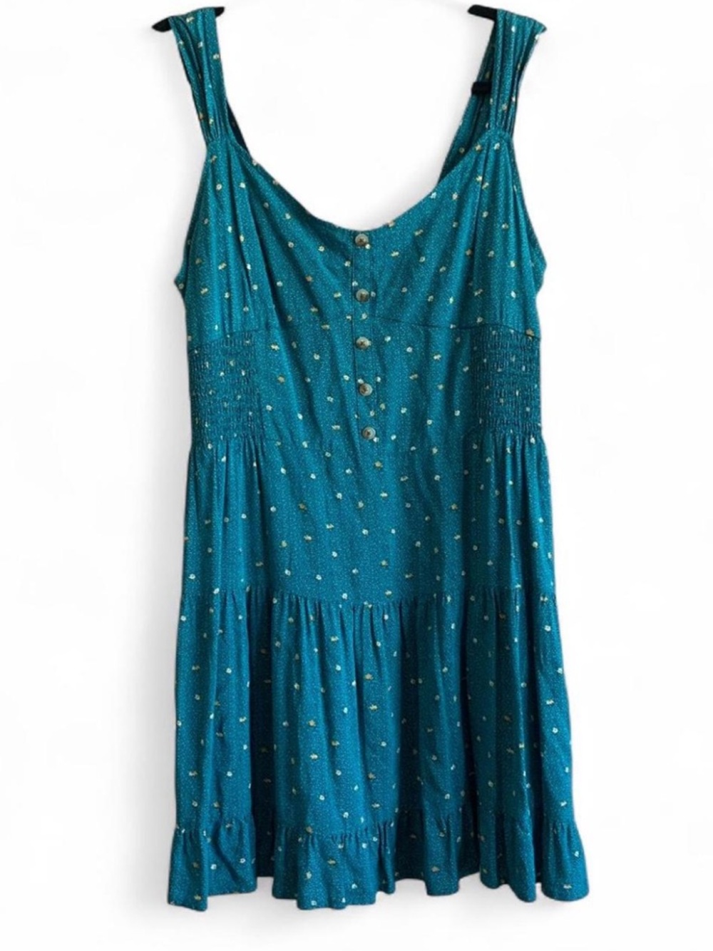 Wild Fable Teal Floral Sundress size XLarge